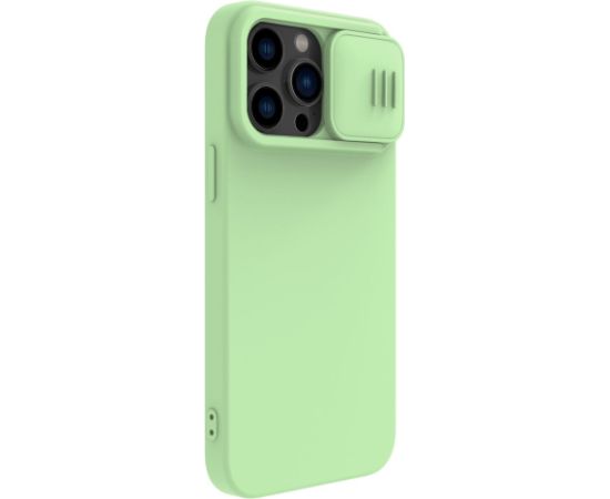 Case Nillkin CamShield Silky Magnetic Silicone Apple iPhone 14 light green