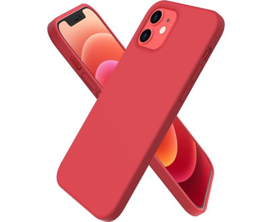Чехол Liquid Silicone 1.5mm Apple iPhone 15 красный