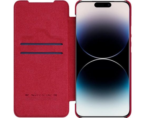 Case Nillkin Qin Pro Leather Apple iPhone 14 Pro Max red