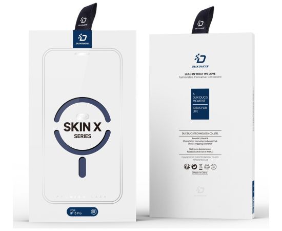 Case Dux Ducis Skin X Pro Apple iPhone 15 Pro Max blue