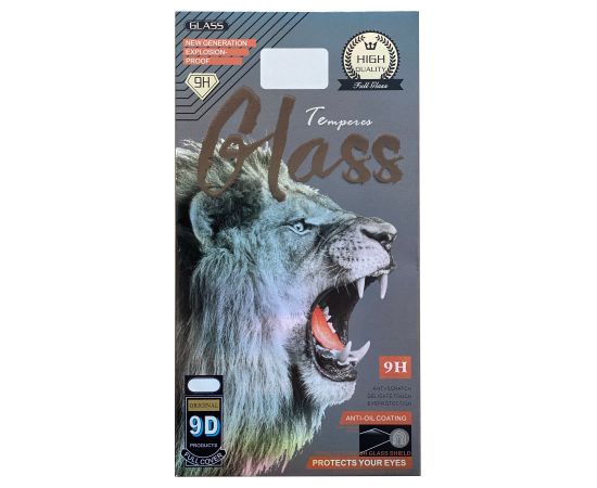 Tempered glass 9D Full Glue Xiaomi Poco F5 5G black