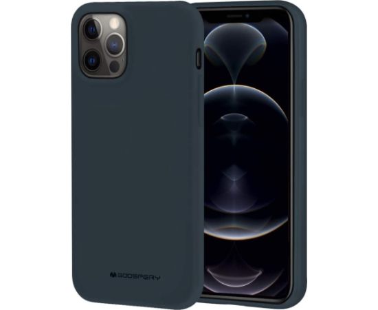 Чехол Mercury Soft Jelly Case Apple iPhone 15 Pro темно синий