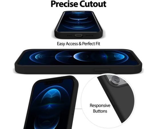 Чехол Mercury "Silicone Case" Apple iPhone 15 Plus черный