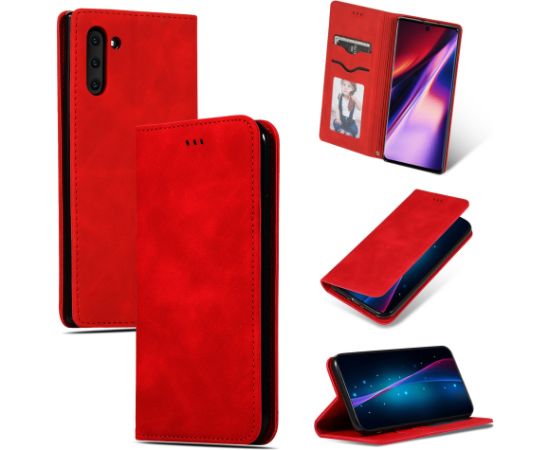 Чехол "Business Style" Xiaomi Redmi Note 12S красный