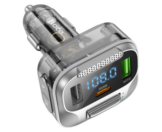 FM-модулятор Hoco E75 PD30W+QC3.0 черный