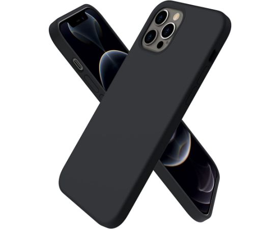 Чехол Liquid Silicone 1.5mm Apple iPhone 14 Pro Max черный