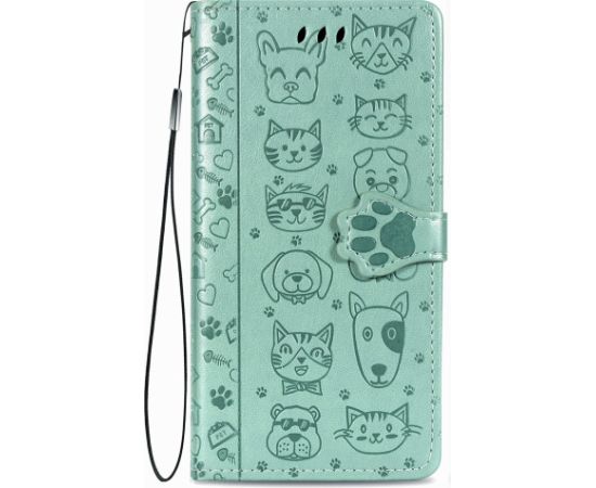 Case Cat-Dog Samsung A245 A24 4G/A246 A24 5G green
