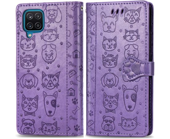 Case Cat-Dog Samsung A145 A14 4G/A146 A14 5G purple