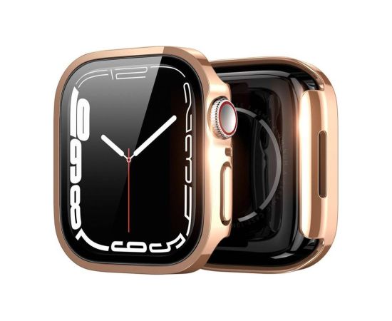 Tempered glass case Dux Ducis Hamo Apple Watch 45mm pink