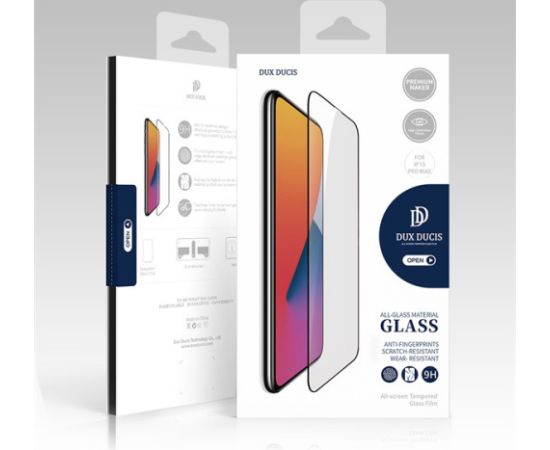 Защитное стекло дисплея Dux Ducis Apple iPhone 13 Pro Max/14 Plus черное