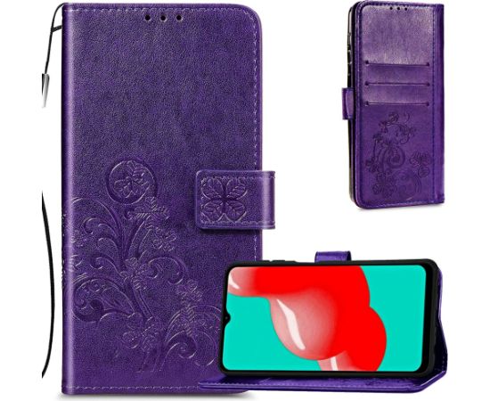 Case Flower Book Samsung A245 A24 4G/A246 A24 5G violet