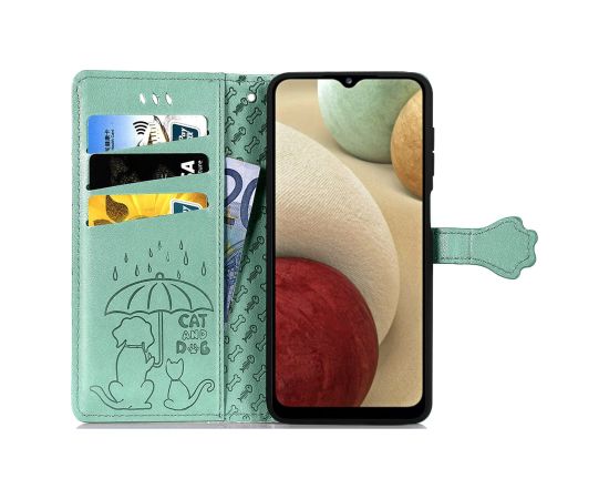 Case Cat-Dog Samsung A346 A34 5G green