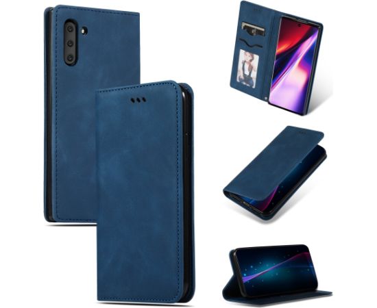 Case Business Style Samsung S916 S23 Plus 5G dark blue