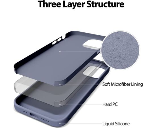 Чехол Mercury Silicone Case Samsung S911 S23 5G лавандово-серый