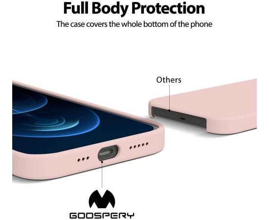 Чехол Mercury Silicone Case Apple iPhone 14 Pro Max розовый песок