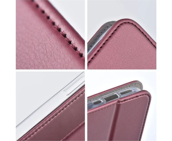 Case Smart Magnetic Xiaomi Redmi 10C bordo