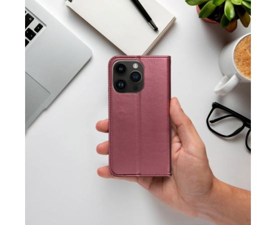 Case Smart Magnetic Xiaomi Redmi 10C bordo