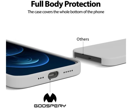 Чехол Mercury Silicone Case Samsung G990 S21 FE 5G каменного цвета