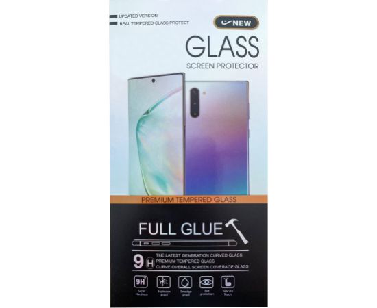 Защитное стекло дисплея 5D Cold Carving Samsung S22 Plus выгнутое черное без отверстия