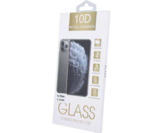 Защитное стекло дисплея 10D Full Glue Samsung G990 S21 FE 5G выгнутое черное