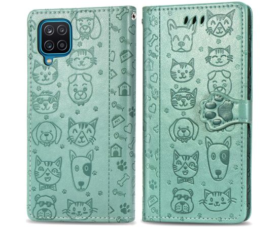 Case Cat-Dog Samsung A037 A03s green