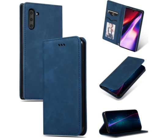 Чехол Business Style Samsung A037 A03s темно синий