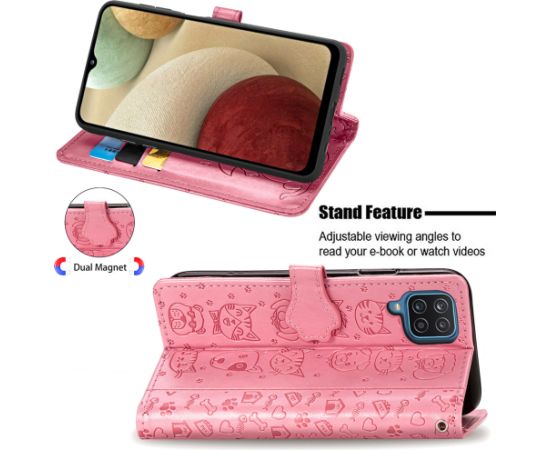 Case Cat-Dog Samsung A125 A12 rose