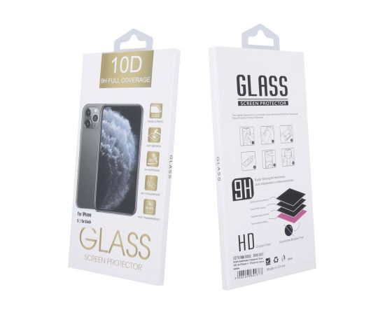 Защитное стекло дисплея 10D Full Glue Samsung A51 A515/S20 FE выгнутое черное