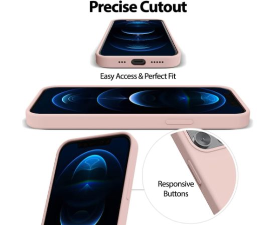 Case Mercury Silicone Case Apple iPhone 12/12 Pro pink sand