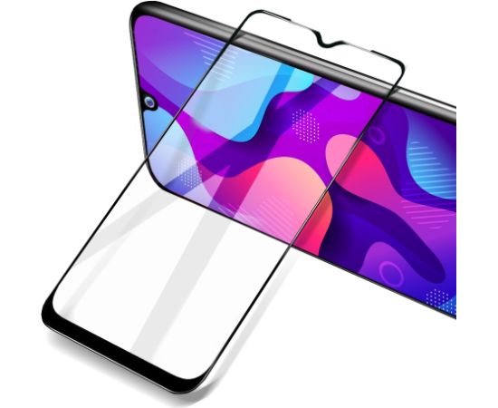 Защитное стекло дисплея 5D Full Glue Samsung Note 20 выгнутое без выреза черное