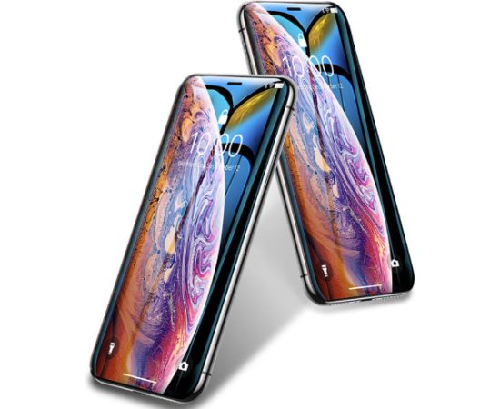 Защитное стекло дисплея 5D Cold Carving Apple iPhone XR/11 черное