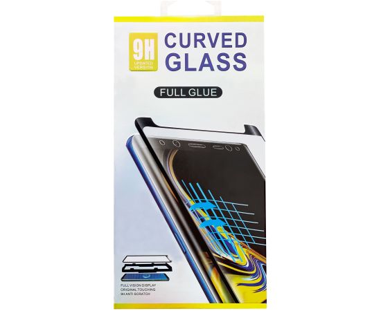 Защитное стекло дисплея 9D Curved Full Glue Samsung G986 S20 Plus/S11 черное