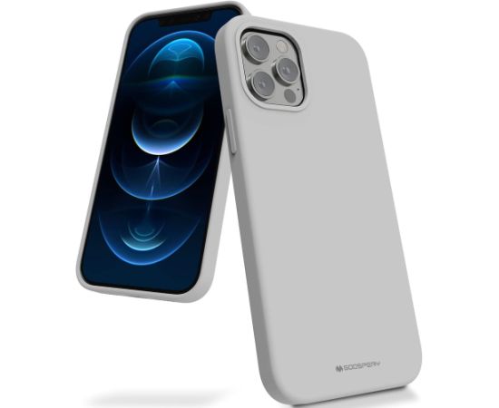 Чехол Mercury "Silicone Case" Apple iPhone 11 каменного цвета