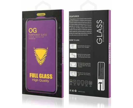 Goodbuy OG glass aizsargstikls pilnam ekrānam Xiaomi Redmi Note 13 Pro melns