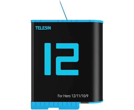 Battery Telesin for GoPro Hero 12 / Hero 11 / Hero 10 / Hero 9 (1750 mAh) - GP-BTR-901-D