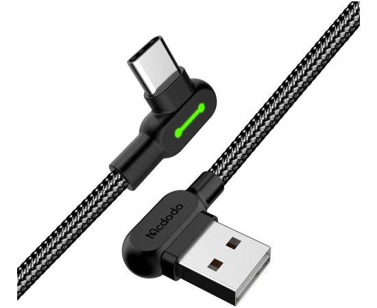 USB to USB-C cable Mcdodo CA-5280 LED, 3m (black)