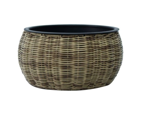 Puku pods WICKER D37xH19cm, gaiši bruns