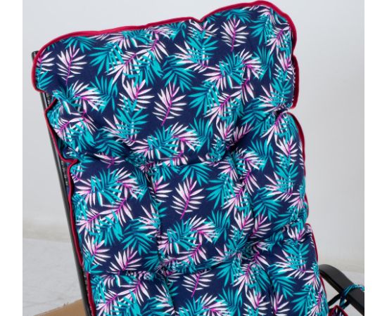 Cushion for chair BADEN-SUMMER 48x165cm, leaves