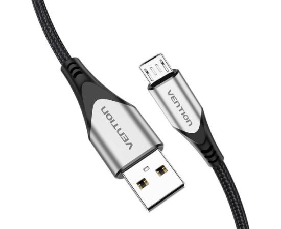 USB 2.0 A to Micro-B 3A cable 0.5m Vention COAHD gray