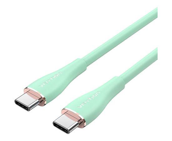 USB-C 2.0 to USB-C 5A Cable Vention TAWGF 1m Light Green Silicone