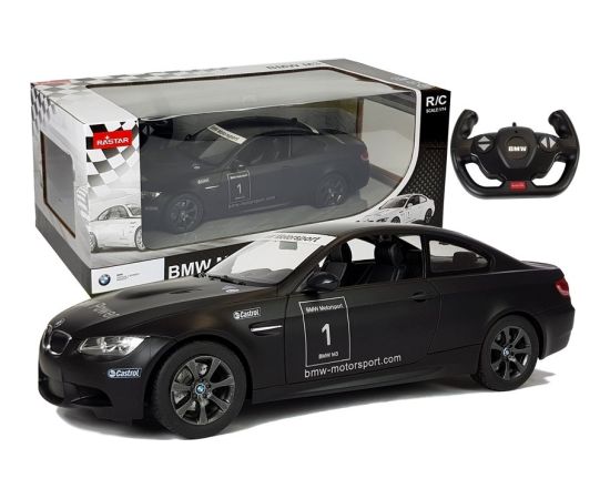 Tālvadības automašīna BMW M3, 1:14, melna