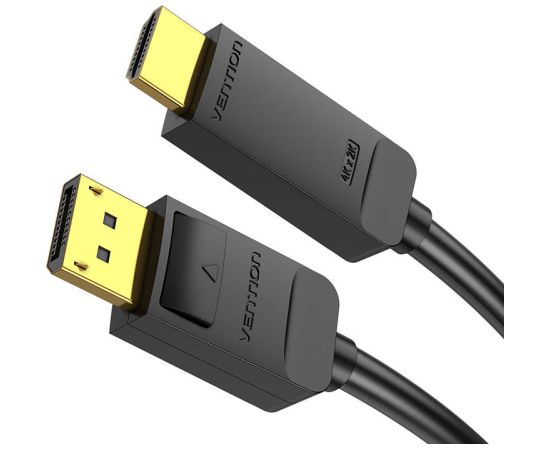 4K DisplayPort to HDMI Cable 2m Vention HAGBH (Black)