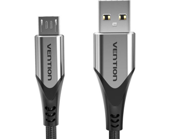 USB 2.0 A to Micro-B 3A cable 3m Vention COAHI gray