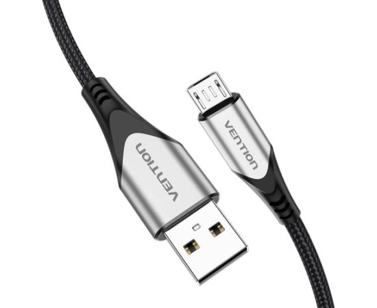 USB 2.0 A to Micro-B 3A cable 3m Vention COAHI gray