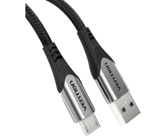 USB 2.0 A to Micro-B 3A cable 3m Vention COAHI gray