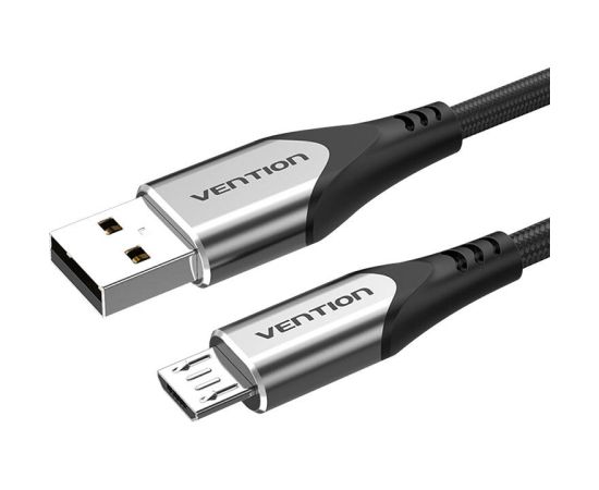 USB 2.0 A to Micro-B 3A cable 3m Vention COAHI gray