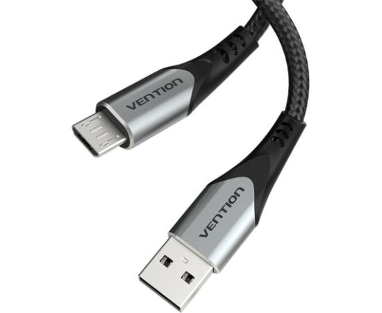 USB 2.0 A to Micro-B 3A cable 3m Vention COAHI gray