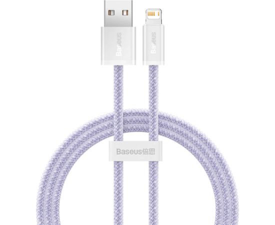 USB cable for Lightning Baseus Dynamic 2 Series, 2.4A, 1m (purple)