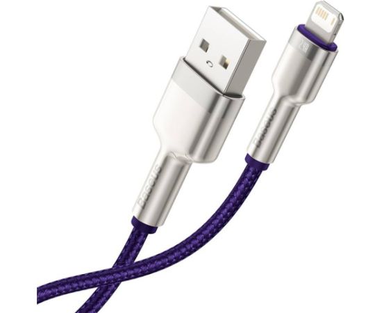 USB cable for Lightning Baseus Cafule, 2.4A, 1m (purple)