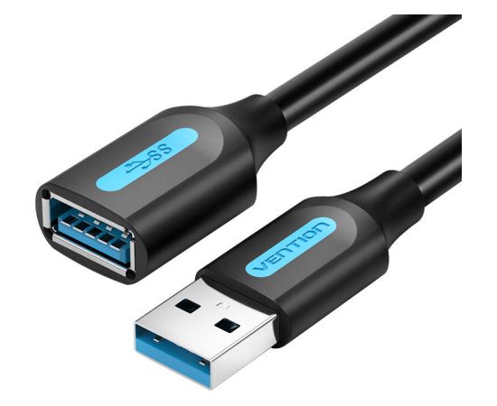 USB 3.0 male to female extension cable Vention CBHBH 2m Black PVC